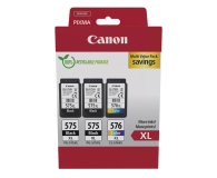 Canon Zestaw 3 tuszów PG-575XL x 2 + CL-576XL x 1 - 1227051 - zdjęcie 1